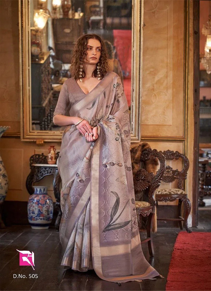 Queen By Sasural 505 Soft Weave Saree Collection With Pallu