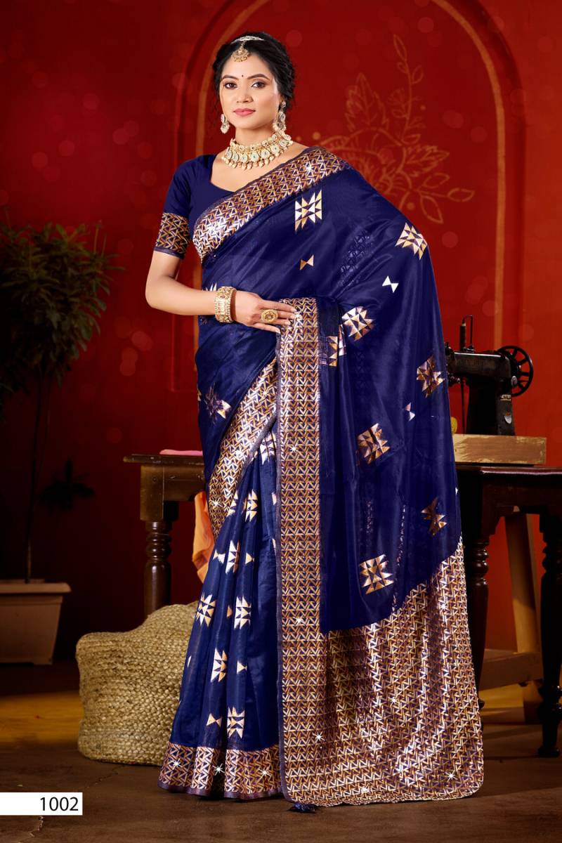 Saroj Pragati Organza Saroski Vol 1 Fancy Organza Saree Collection