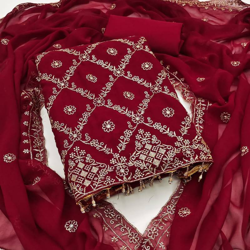Kangana Suits 1 Georgette Embroidered Dress Material Collection