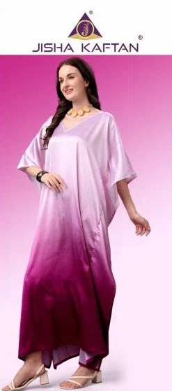 Jisha Satin Breeze kaftan Volume 2 Digital Printed Kaftan Collection
