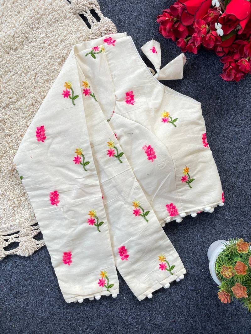 Fab Khadi 01 Fancy Summer Khadi Cotton Blouse Collection