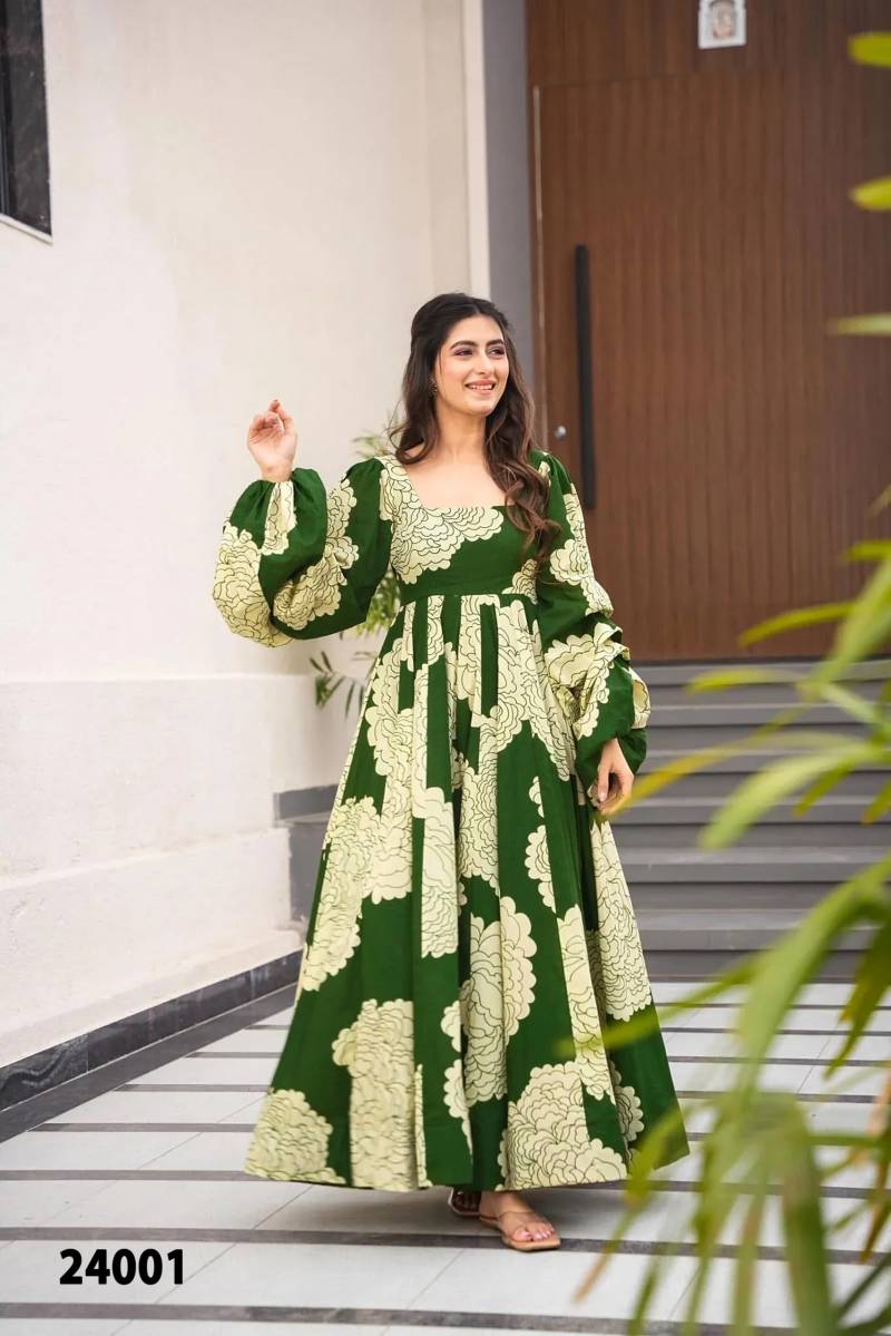 Lucaya Vol 24 Rayon Digital Printed Fancy Gown Collection