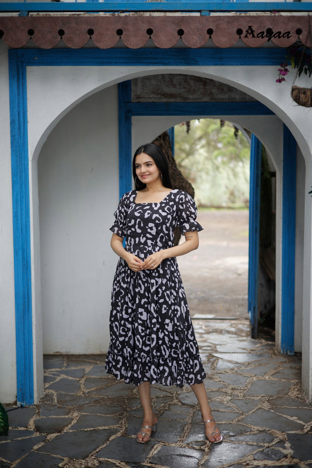 Aayaa vol 17 Georgette Digital Printed One Piece Style Kurti
