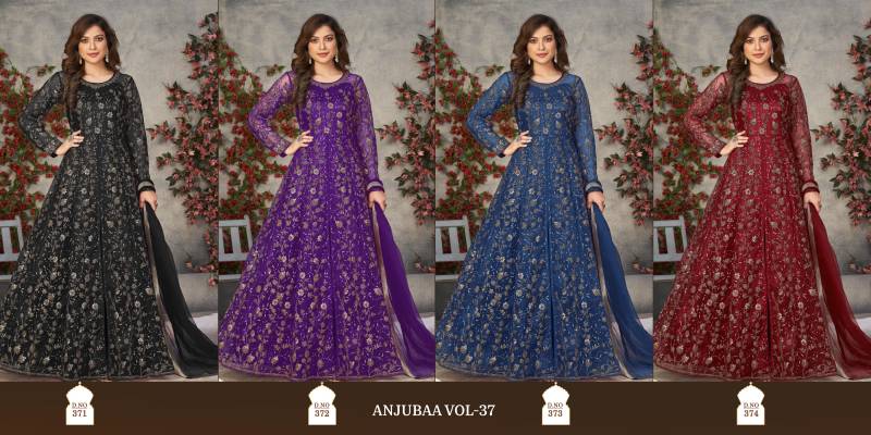 Anjubaa Vol 37 Net Designer Salwar Kameez Collection