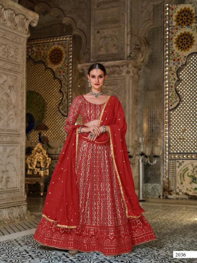 Senhora Masakali Designer Georgette Lahenga Choli Collection
