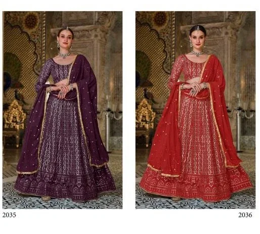 Senhora Masakali Designer Georgette Lahenga Choli Collection