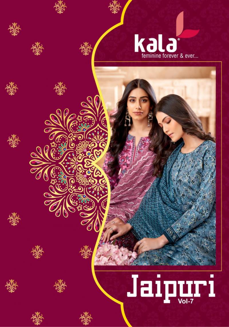 Kala Jaipuri Vol 7 Cotton Printed Dress Material Collection