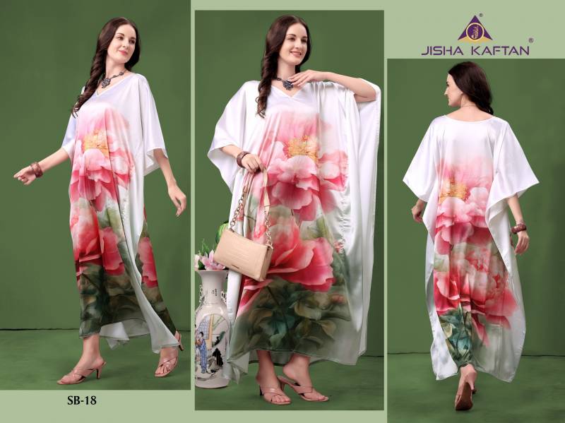 Jisha Satin Breeze Kaftan Volume 3 Polyster Kaftans Collection