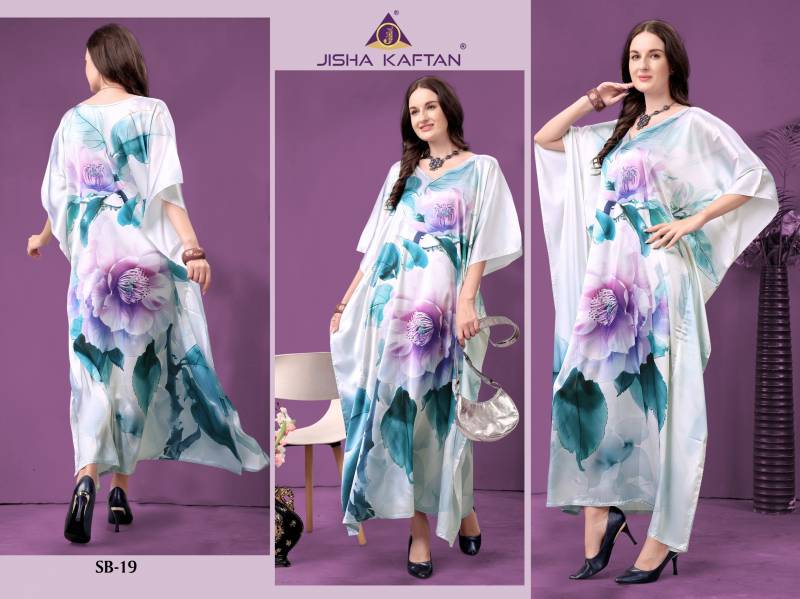 Jisha Satin Breeze Kaftan Volume 3 Polyster Kaftans Collection