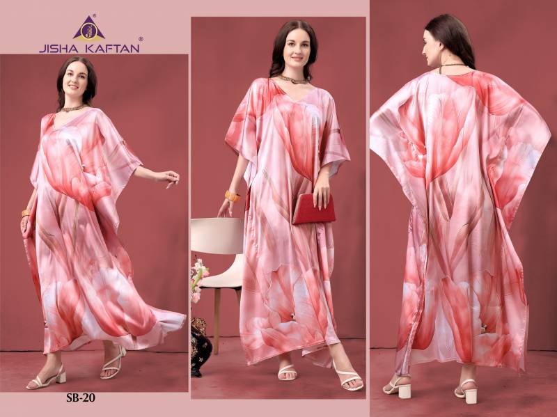 Jisha Satin Breeze Kaftan Volume 3 Polyster Kaftans Collection