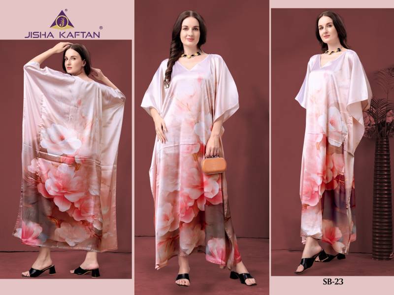 Jisha Satin Breeze Kaftan Volume 3 Polyster Kaftans Collection