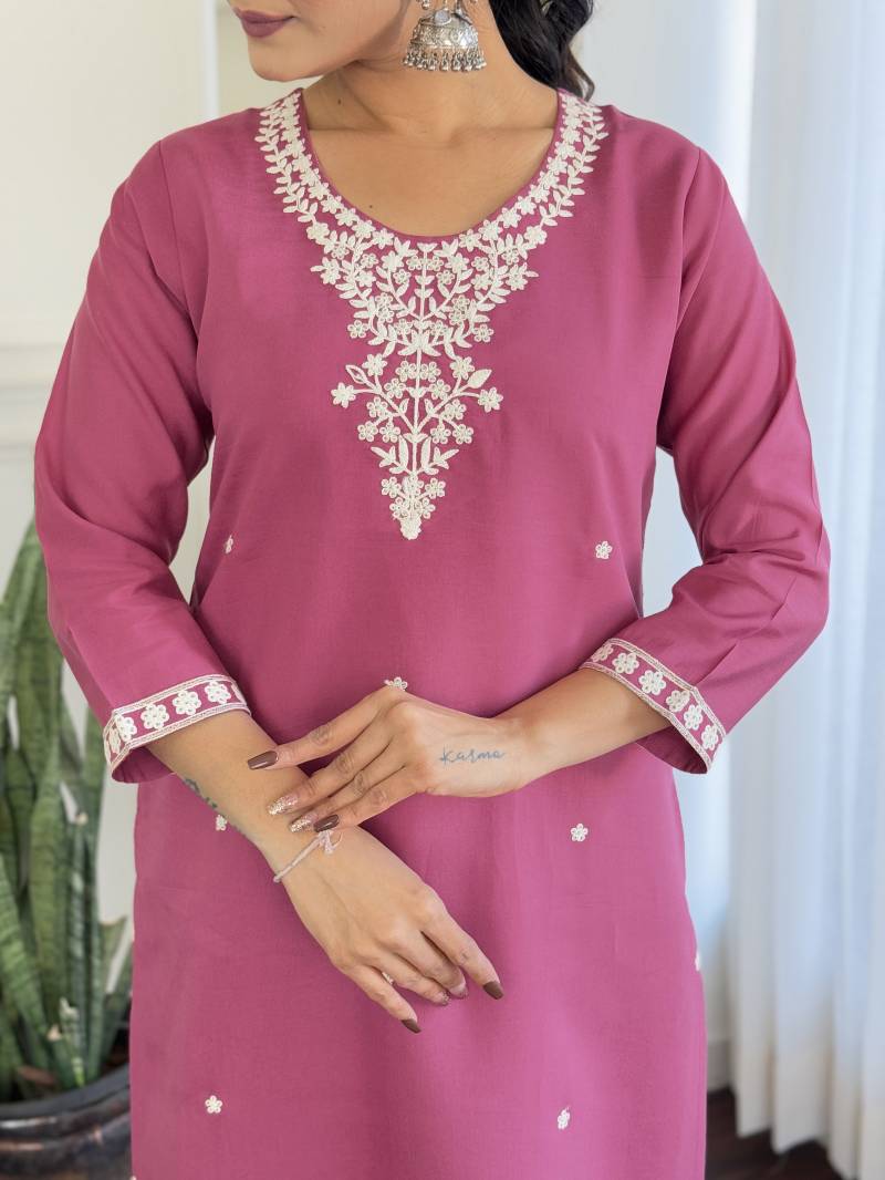 Liza 1 Chanderi Silk Fancy Kurti Bottom With Dupatta
