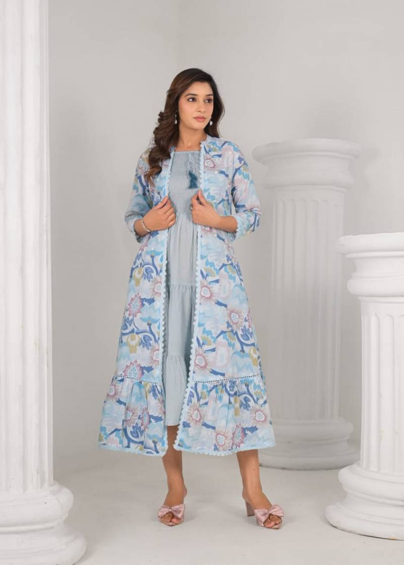 Tanyaa P 161 Stylish Cotton Anarkali Styled Kurtis Collection