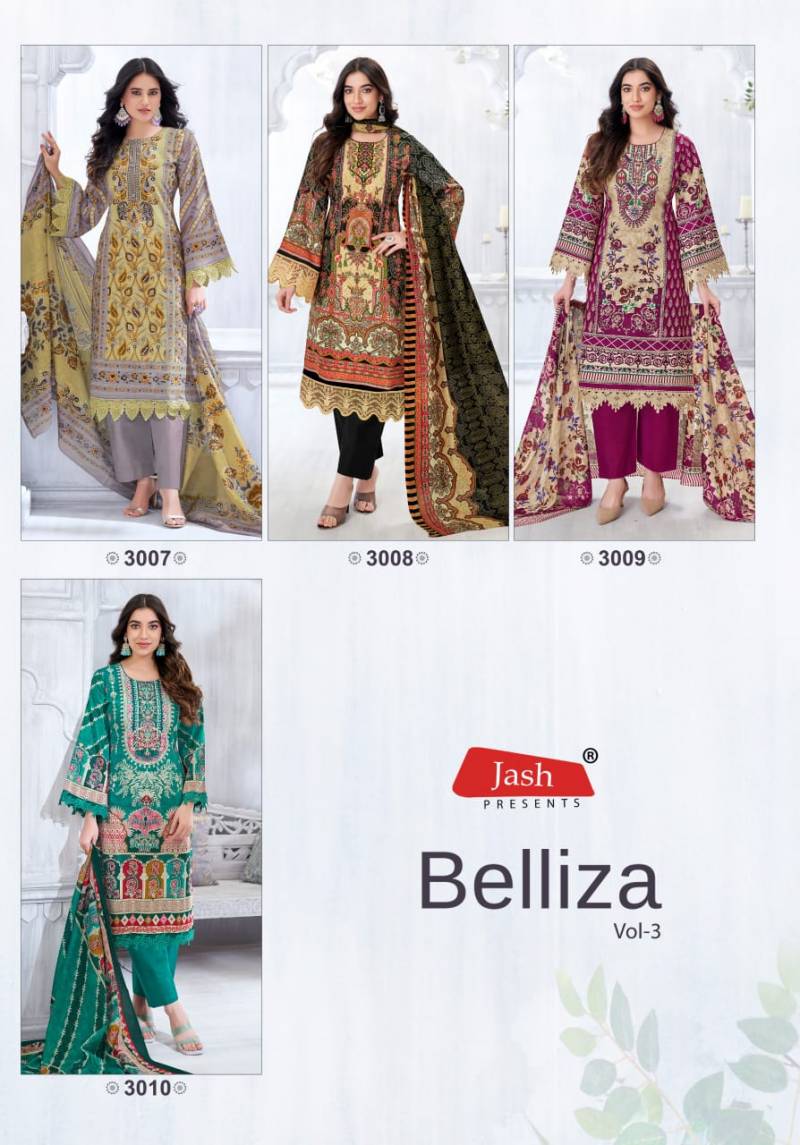Jash Belliza Vol 3 Cotton Printed Dress Material Collection