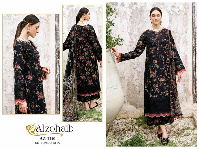 Alzohaib Az 1133 To 1142 Cotton Dupatta Pakistani Suits Collection