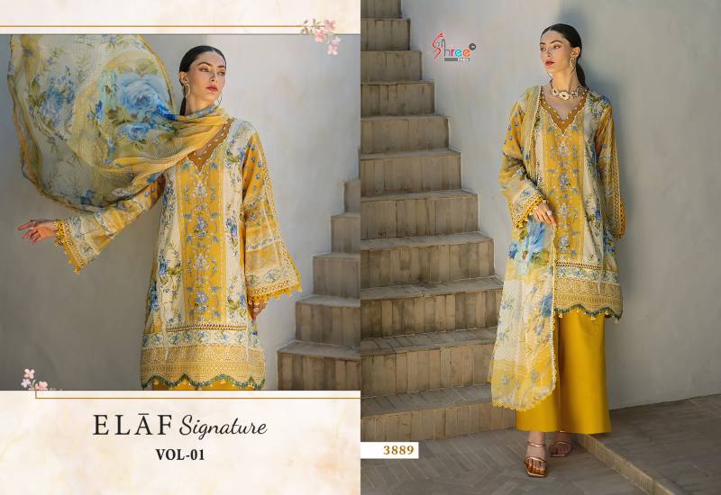 Shree Elaf Signature Vol 1 Cotton Dupatta Pakistani Salwar Kameez