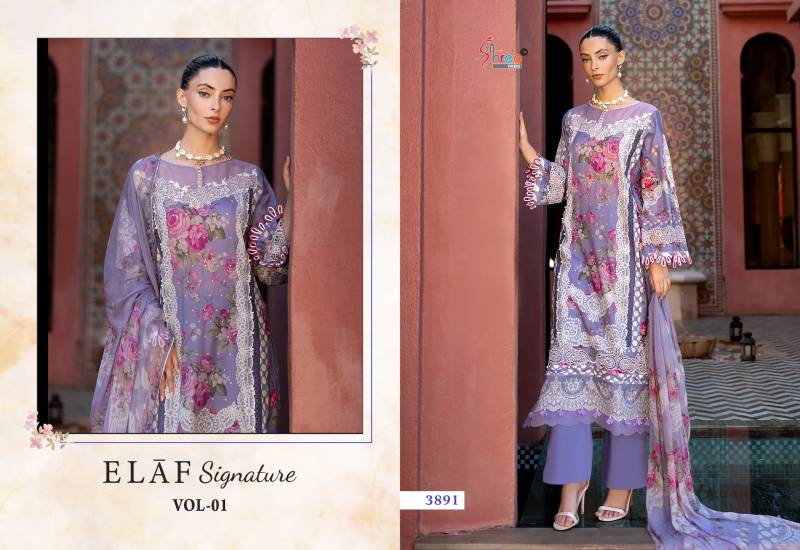 Shree Elaf Signature Vol 1 Cotton Dupatta Pakistani Salwar Kameez