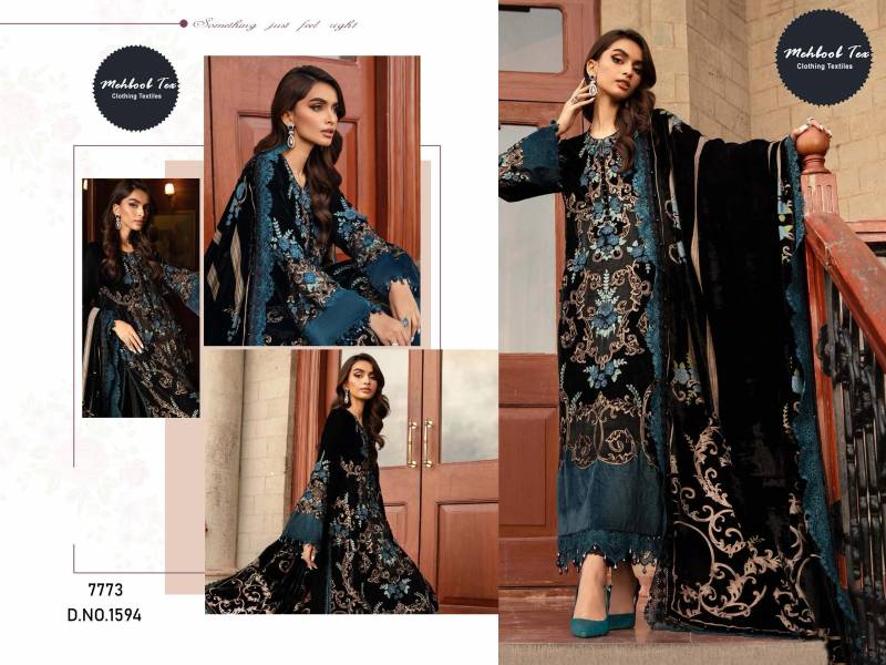 Mehboob Tex 1594 To 1597 Cotton Dupatta Pakistani Salwar Suits