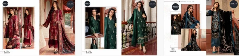Mehboob Tex 1594 To 1597 Cotton Dupatta Pakistani Salwar Suits