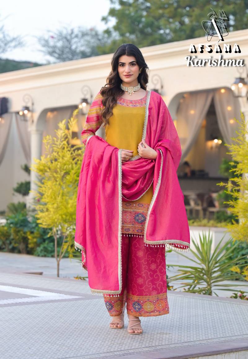 Afsana Karishma Viscose Simmer Digital Print Ready Made Collection