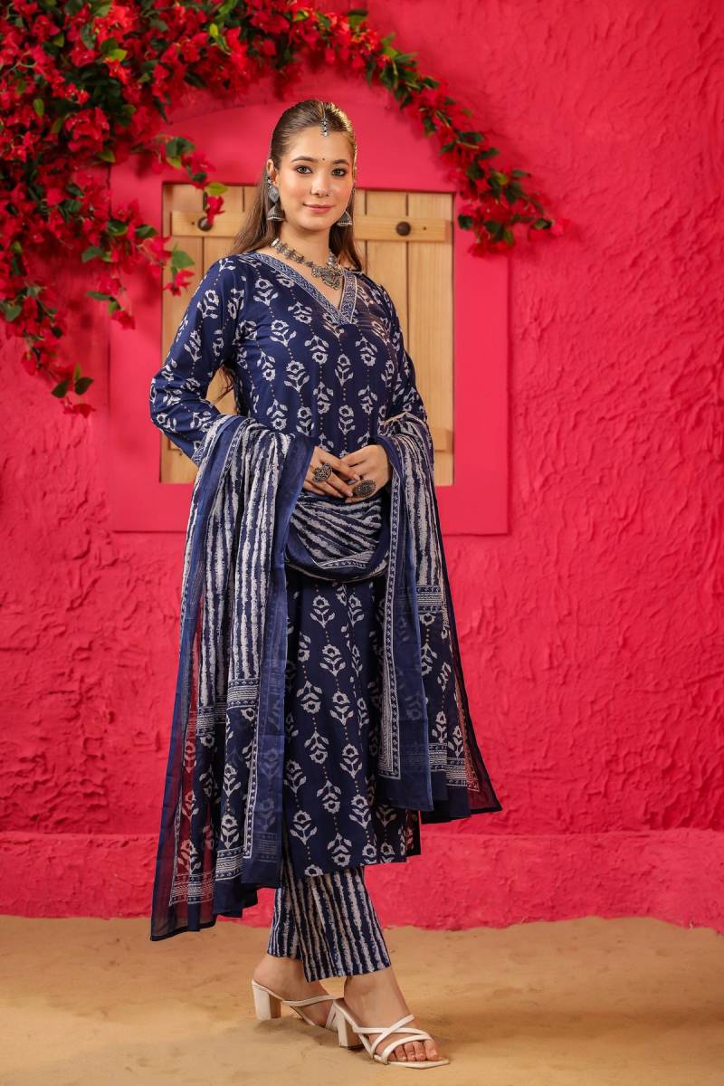 Sku Sp 245 Roman Slub Printed Kurti Bottom With Dupatta