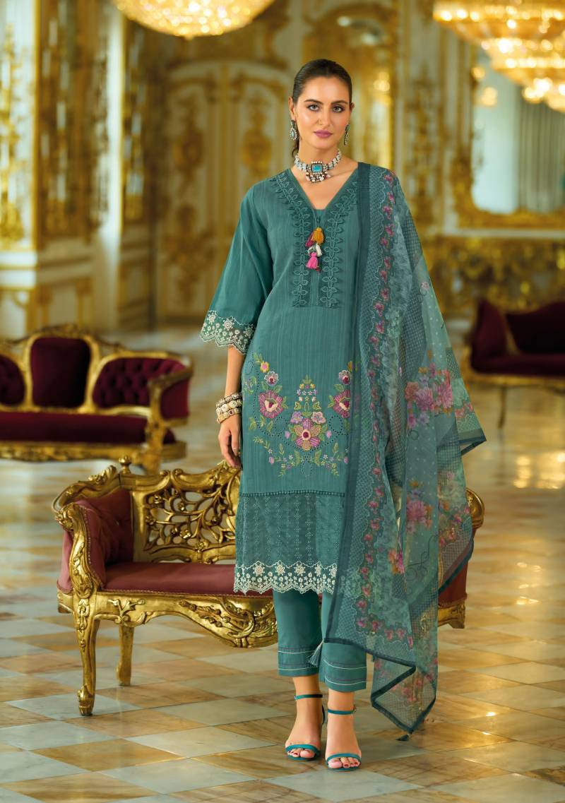 Lady Leela Summer Saga Cotton Kurti Pant With Dupatta Collection