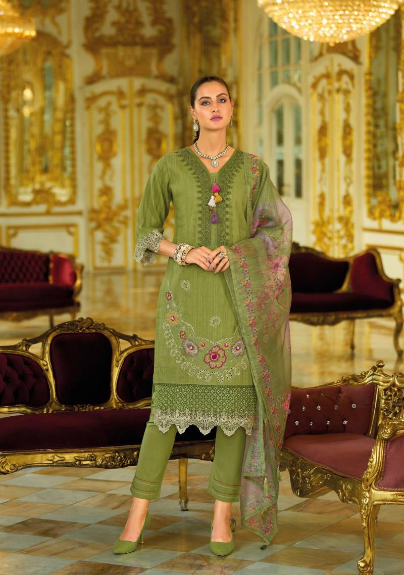 Lady Leela Summer Saga Cotton Kurti Pant With Dupatta Collection