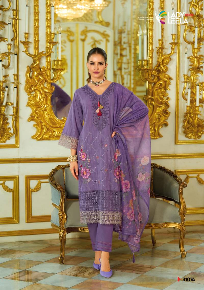 Lady Leela Summer Saga Cotton Kurti Pant With Dupatta Collection