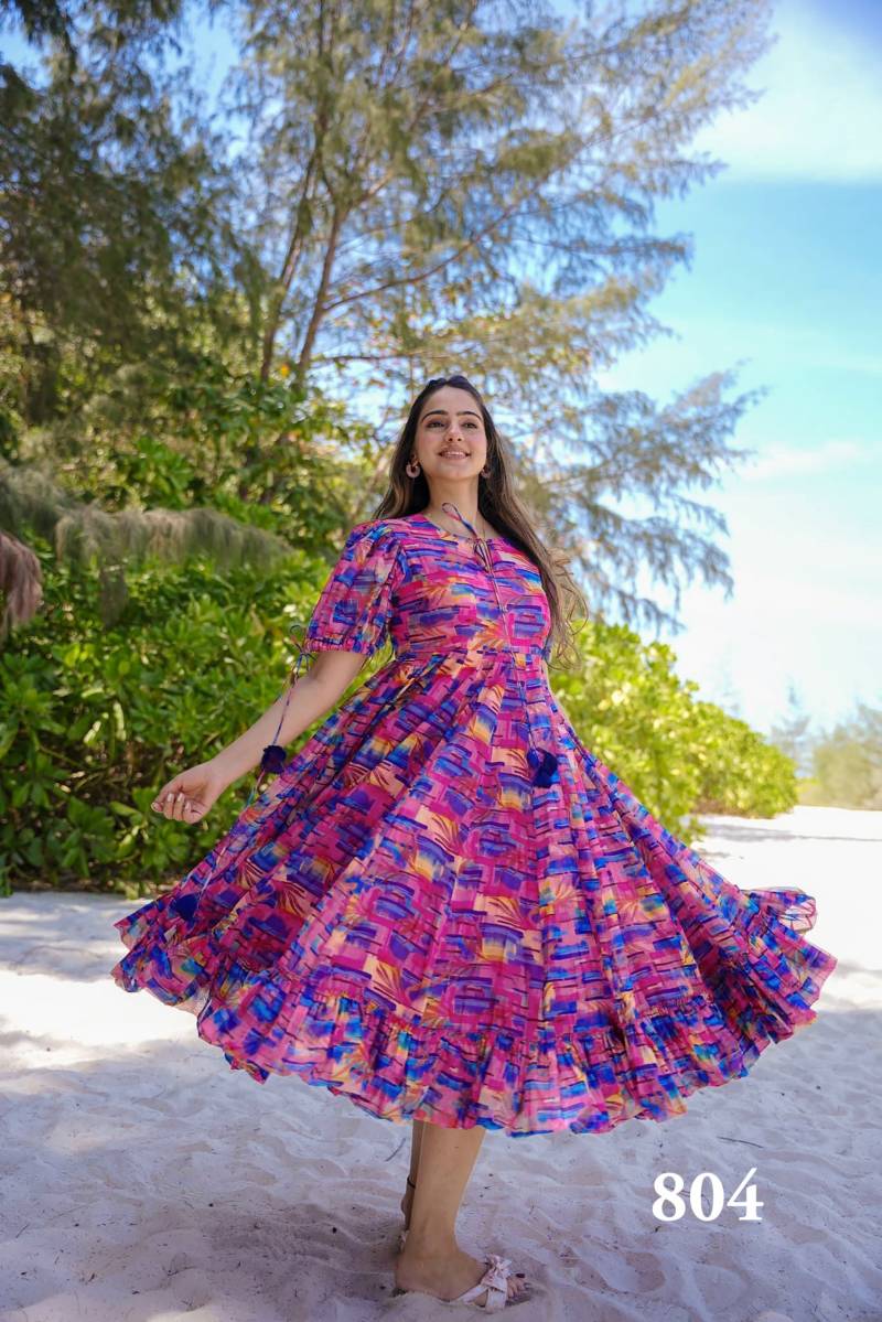 Clora Vol 8 Rayon Digital Printed Fancy Gown Collection