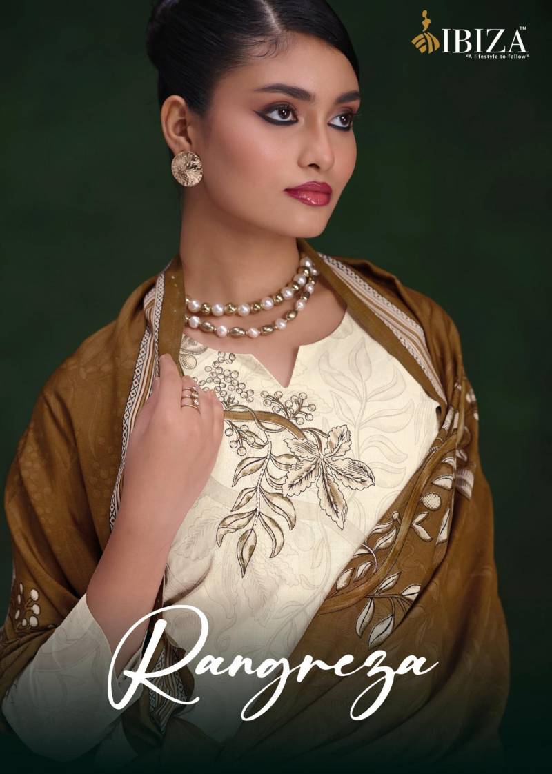 Ibiza Rangreza Digital Printed With Handwork Salwar Kameez
