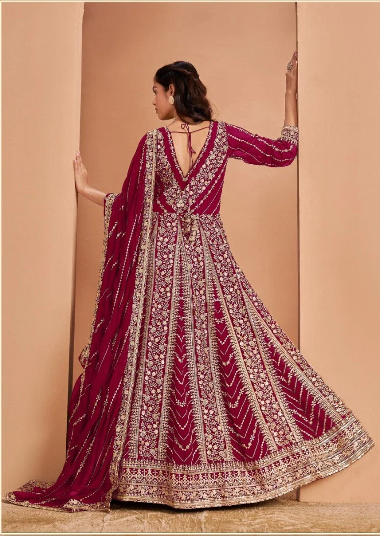 Hit 213 A To D Designer Embroidered Salwar Suits Collection