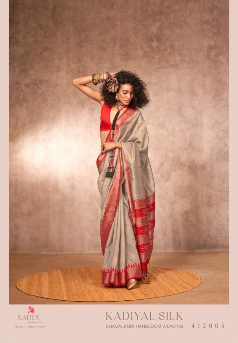 Rajtex Kadiyal Silk Handloom Weaving Silk Sarees Collection