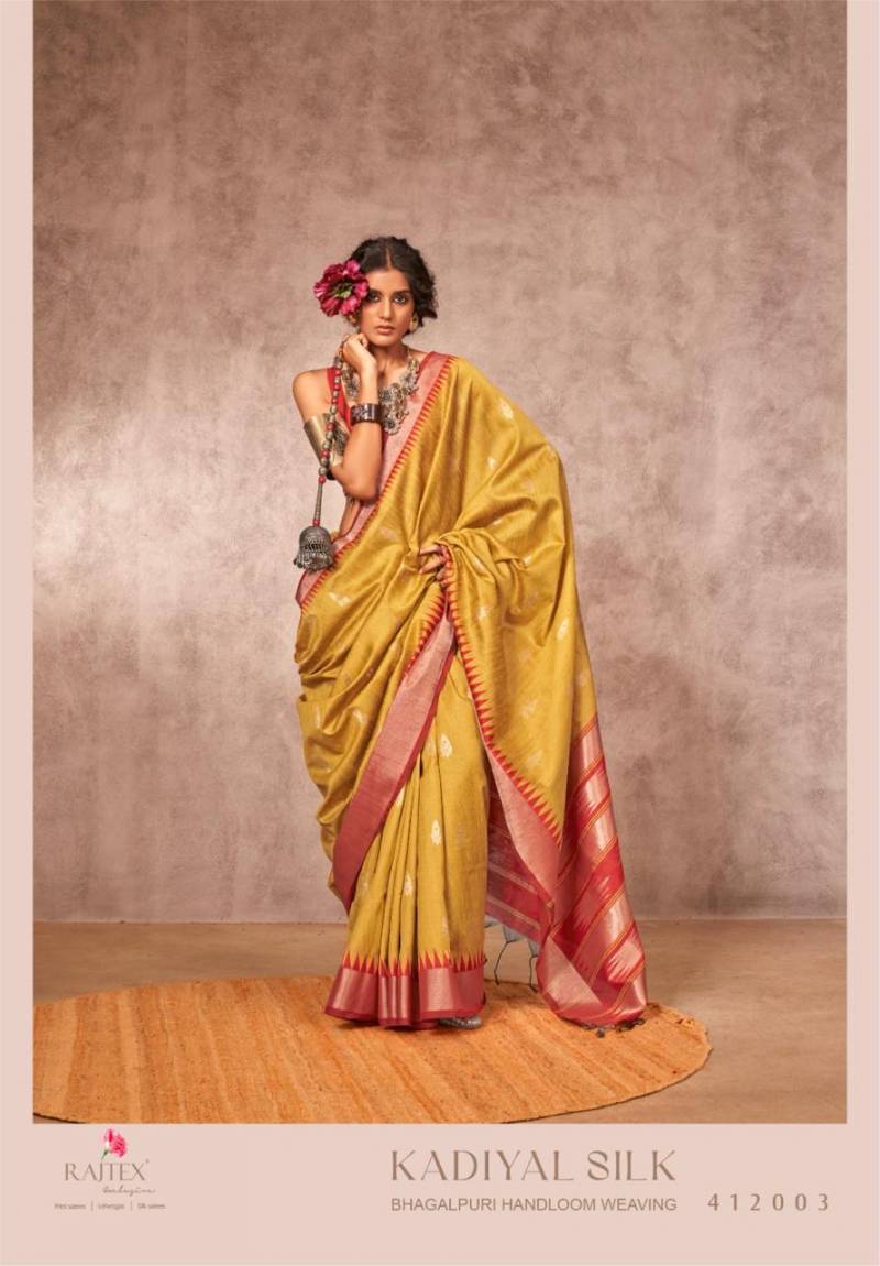 Rajtex Kadiyal Silk Handloom Weaving Silk Sarees Collection