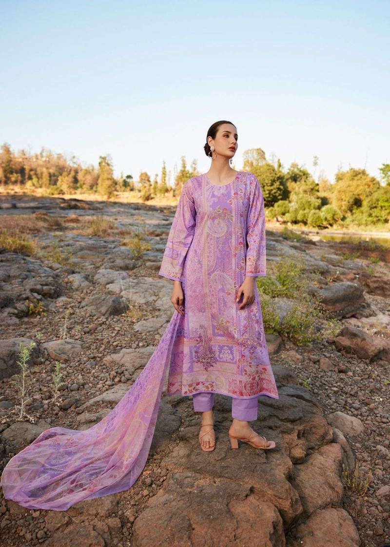 Sadhana Raazia Lawn Cotton Digital Printed Dress Material Collection