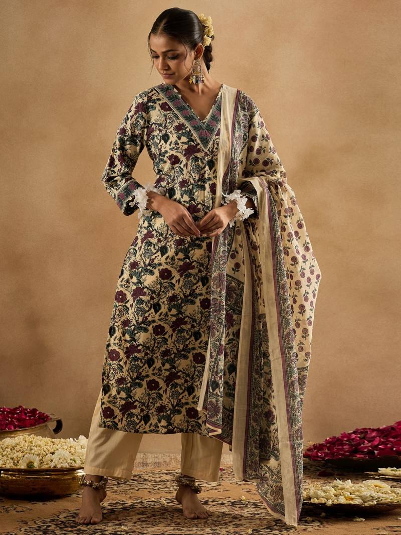 Indo Era 2546 Fancy Cotton Kurti Bottom With Dupatta Collection