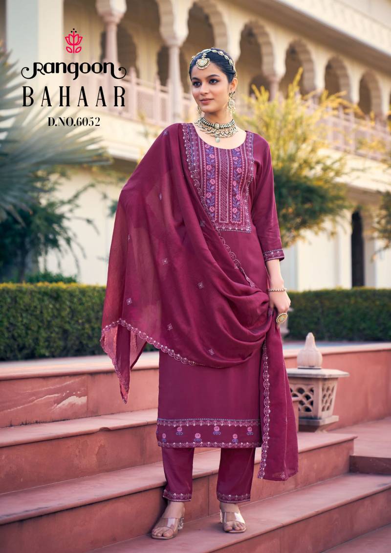 Rangoon Bahaar Airjet Rayon Kurti Bottom With Dupatta Collection