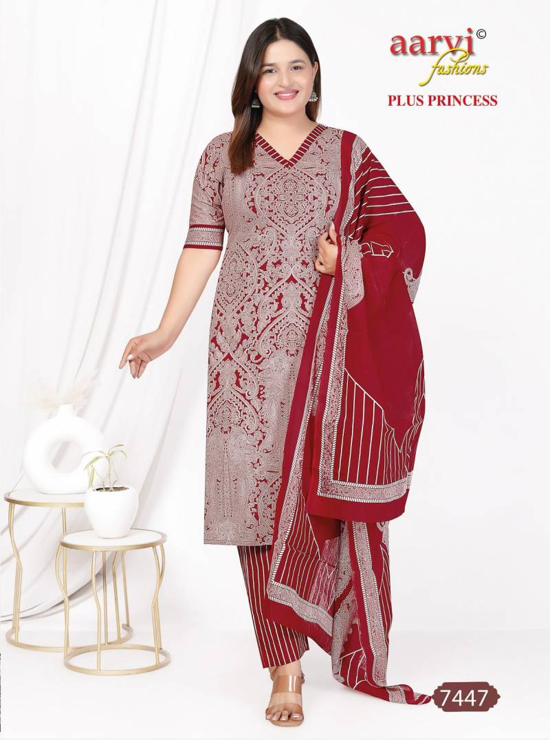 Aarvi Plus Princess Vol 4 Readymade Cotton Kurti Sets Collection