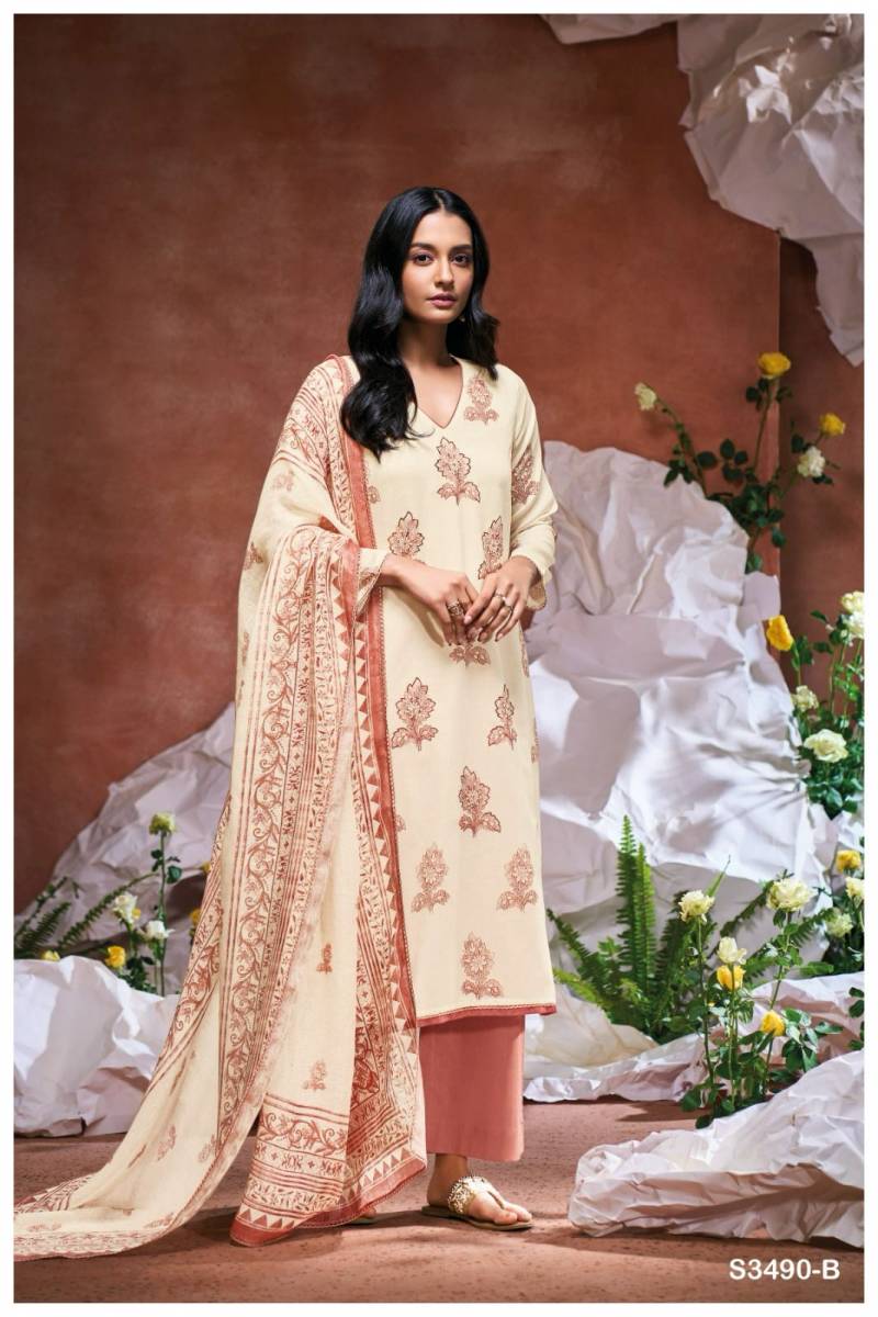 Ganga Damaris Cotton Dobby Printed Salwar Suit Collection