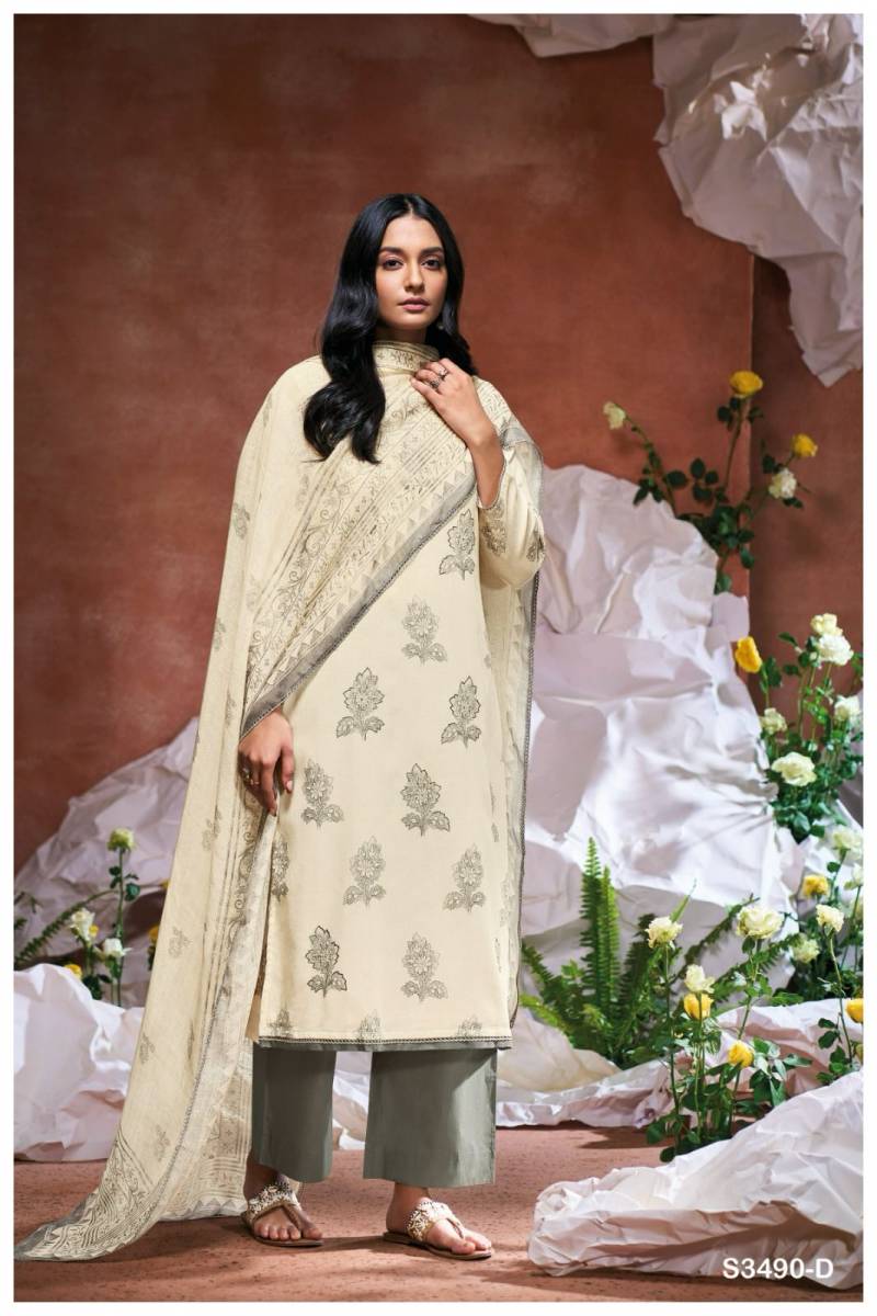 Ganga Damaris Cotton Dobby Printed Salwar Suit Collection