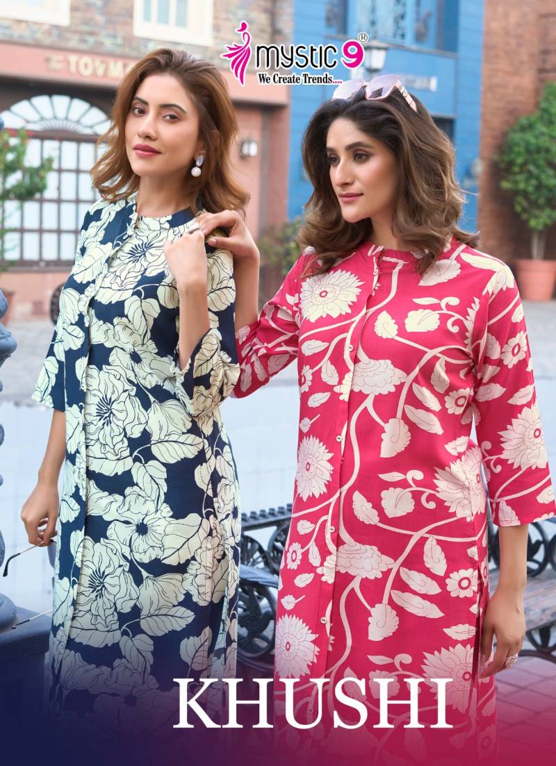 Mystic 9 Khushi Vol 1 Viscose Printed Co Ord Set Collection