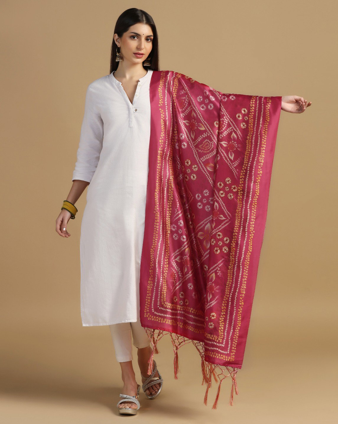 James 2 Assam Silk Printed dupatta Collection