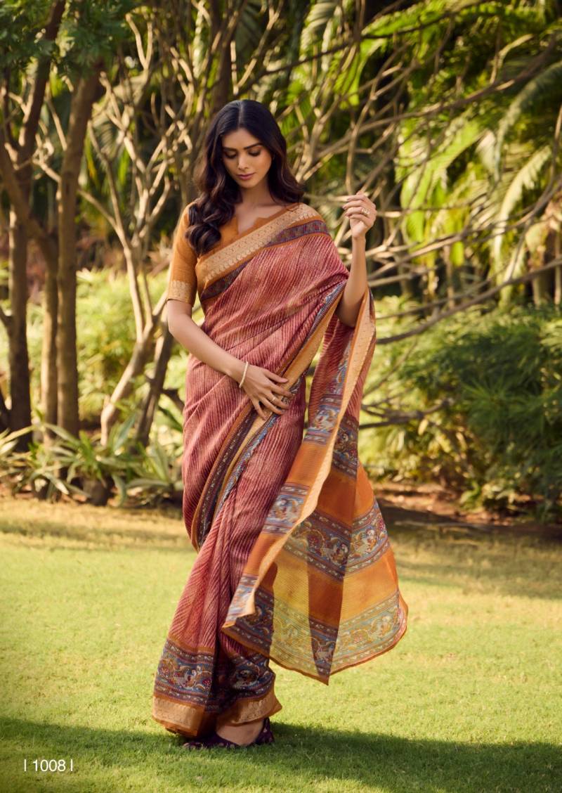 Sr Sugandha Soft Cotton With Zari Checks Saree Collection