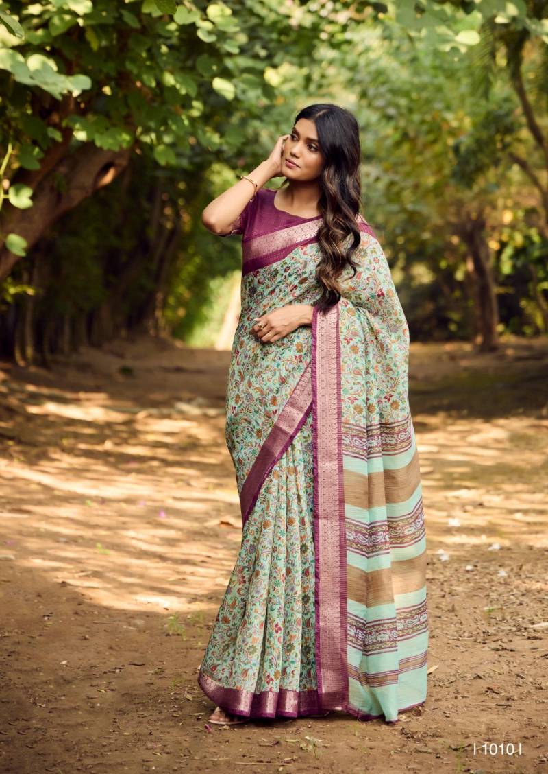 Sr Sugandha Soft Cotton With Zari Checks Saree Collection