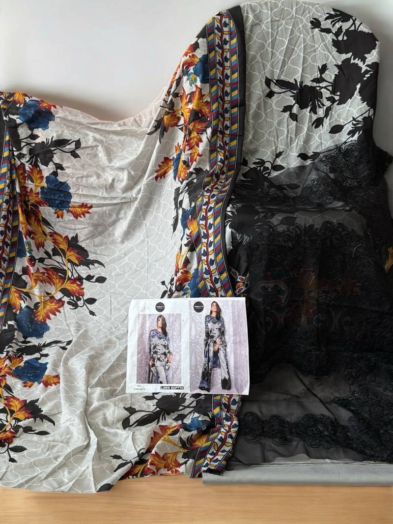 Mehboob Tex 1435 A And B Cotton Dupatta Pakistani Salwar Suits