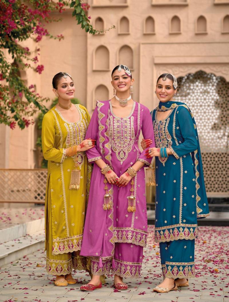 Super Hit 701 Designer Embroidered Salwar Suits Collection