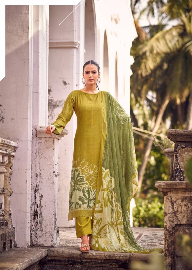 Sadhana Larisa Masline Silk Digital Printed Dress Material Collection