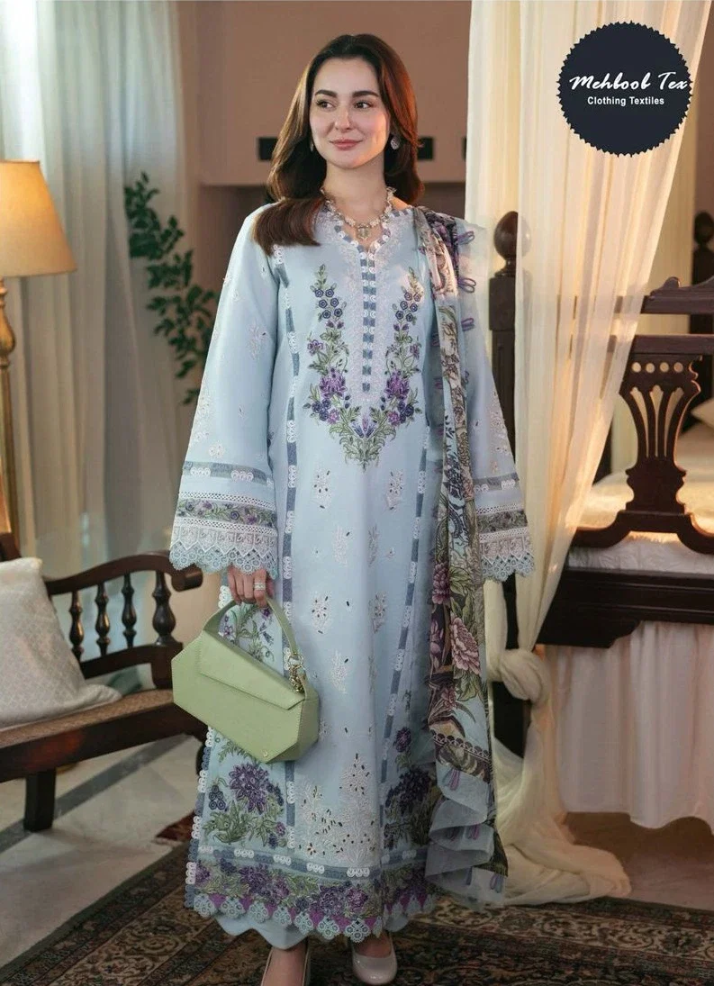 Mehboob Tex 1600 Viscose Cambric Cotton Pakistani Salwar Suits