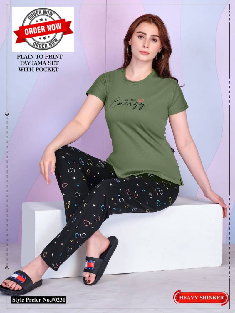 Summer Special Vol At 0231 Hosiery Cotton Night Suits Collection