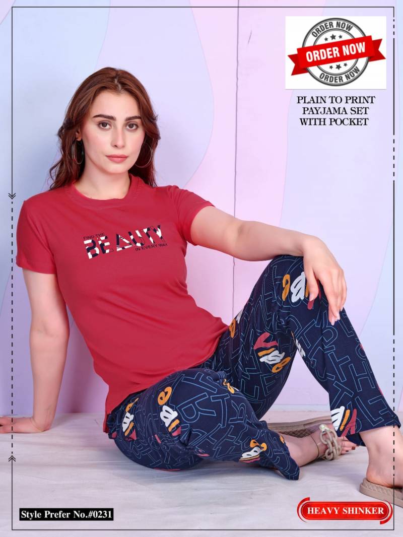 Summer Special Vol At 0231 Hosiery Cotton Night Suits Collection