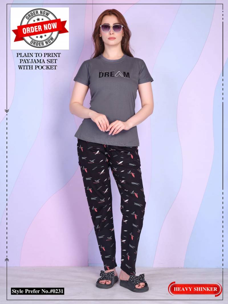 Summer Special Vol At 0231 Hosiery Cotton Night Suits Collection